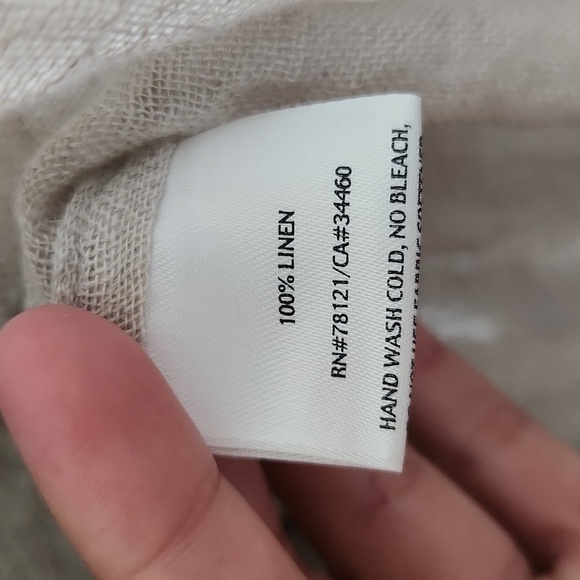 Eileen Fisher Petite 2pc Silk Tank and Linen Jacket - Picture 8 of 8